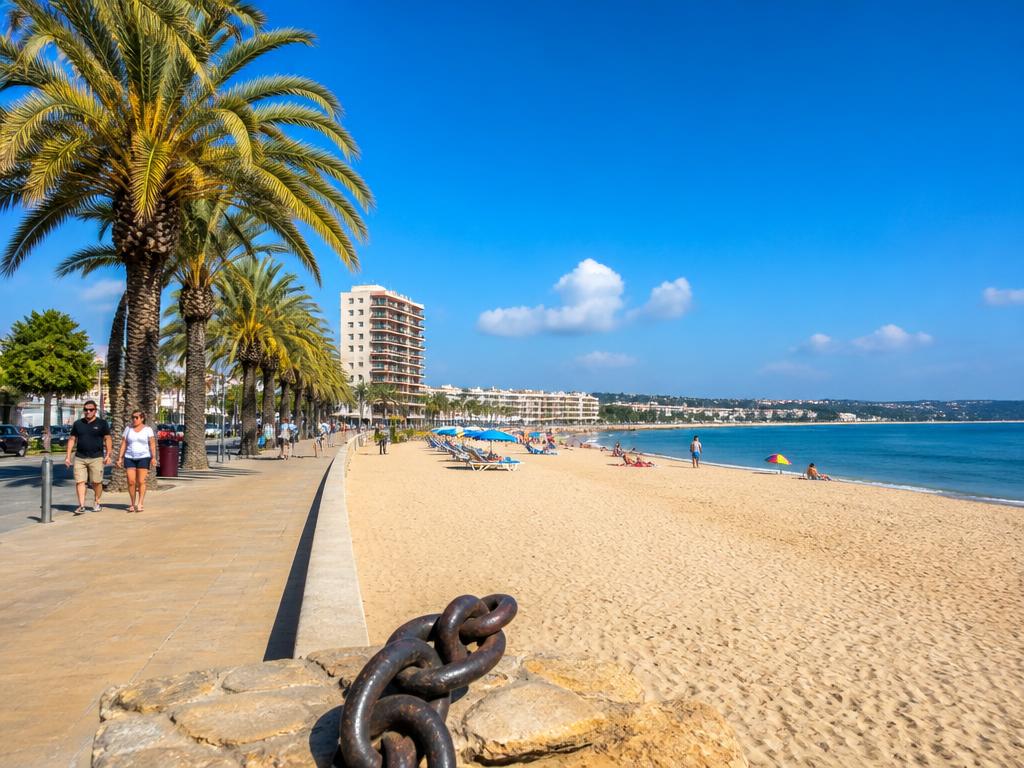 Passeig marítim i platja de Sant Antoni de Calonge